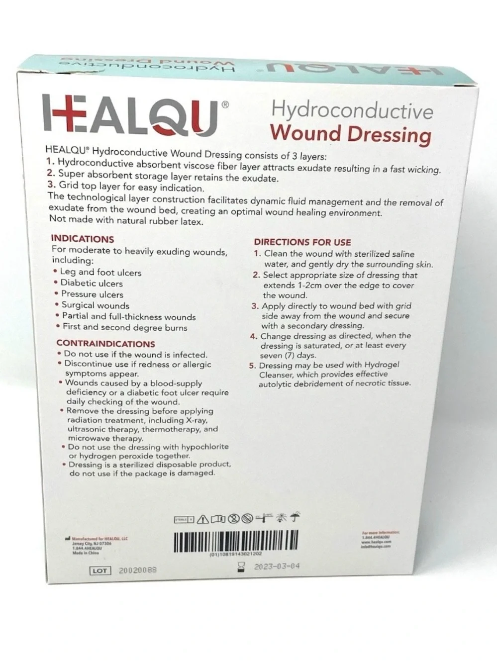 Healqu Hydroconductive Wound Dressing  6